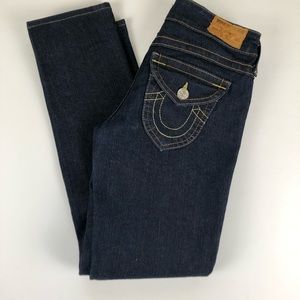 True Religion dark blue jeans